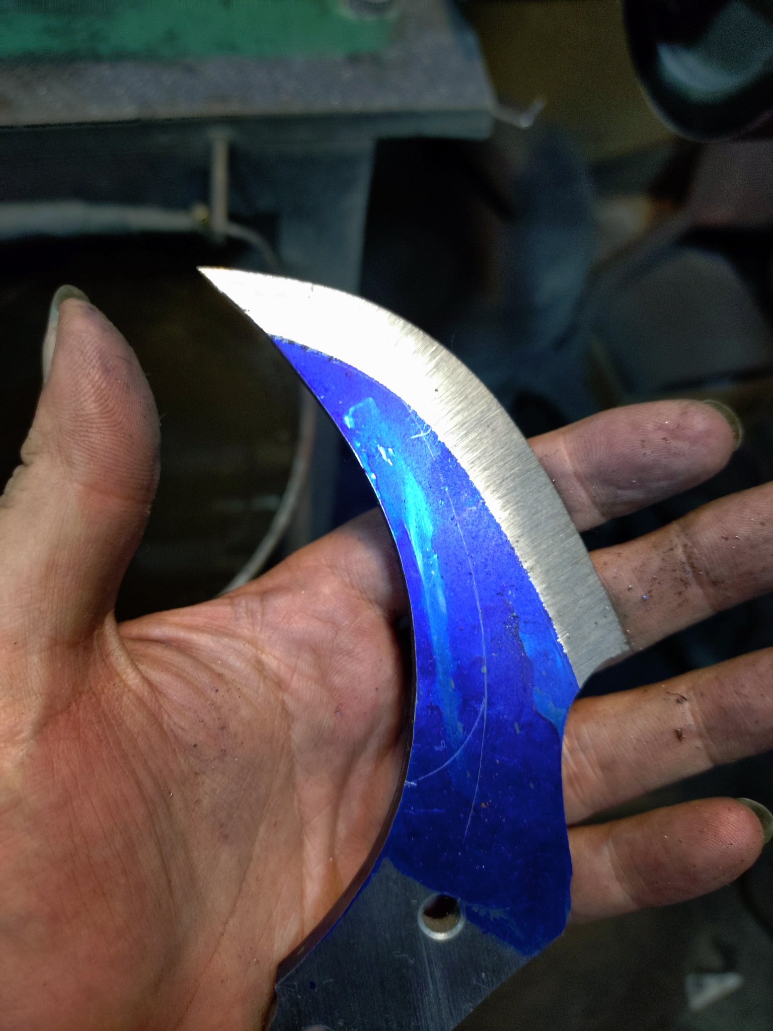 カランビット　失敗作 NEMOTO KNIVES on X: 