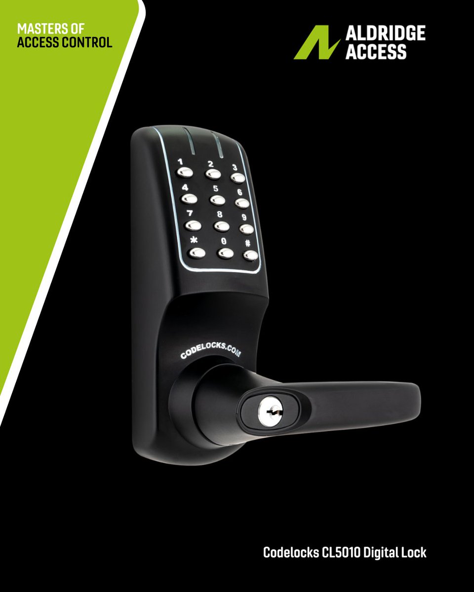 Aldridge_Access's tweet image. The Codelocks CL5010:
✔️ Digital PIN access
✔️ Do Not Disturb lockout
✔️ 80+ codes &amp;amp; override options

🛒 aldridgesecurity.co.uk/codel-0091-cod…

#Codelocks #DigitalAccess #CL5010 #TradeOnly #AldridgeSecurity
