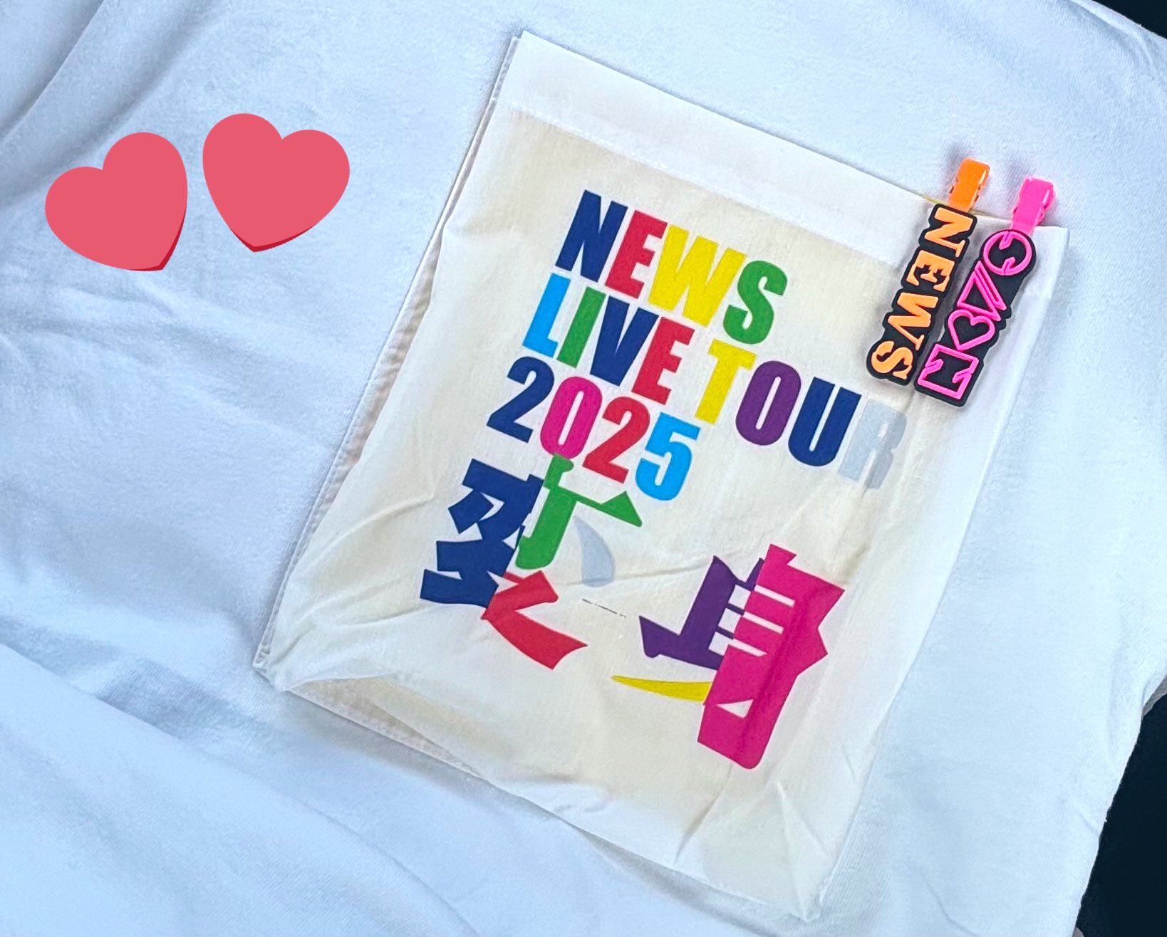 NEWS 変身 変身TシャツA【コヤシゲサイズ】