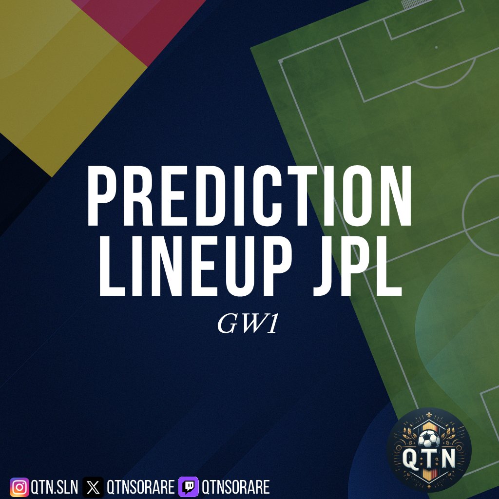 🔮 Lineups JPL – GW1 🇧🇪

👇 Découvre dans ce thread mes compositions probables pour les 16 équipes de #JPL pour la J4🇧🇪

Un grand merci à tous ceux qui soutiennent le taf avec un like, un RT ou un commentaire. Vous êtes les meilleurs 💙

#Sorare #ProLeague #JPL