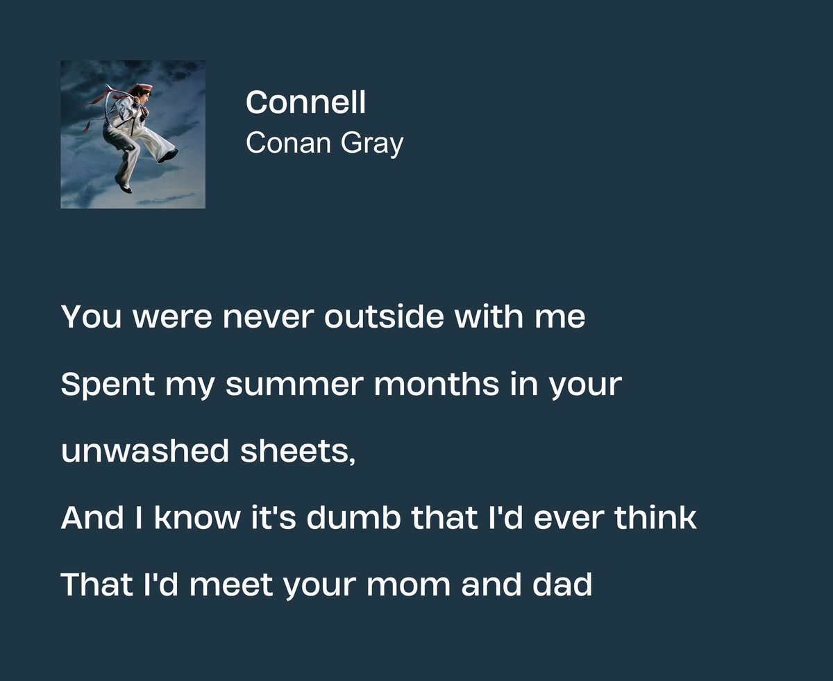 runpopdotcom's tweet image. Conan Gray, Connell 
#newrelease #wishbone