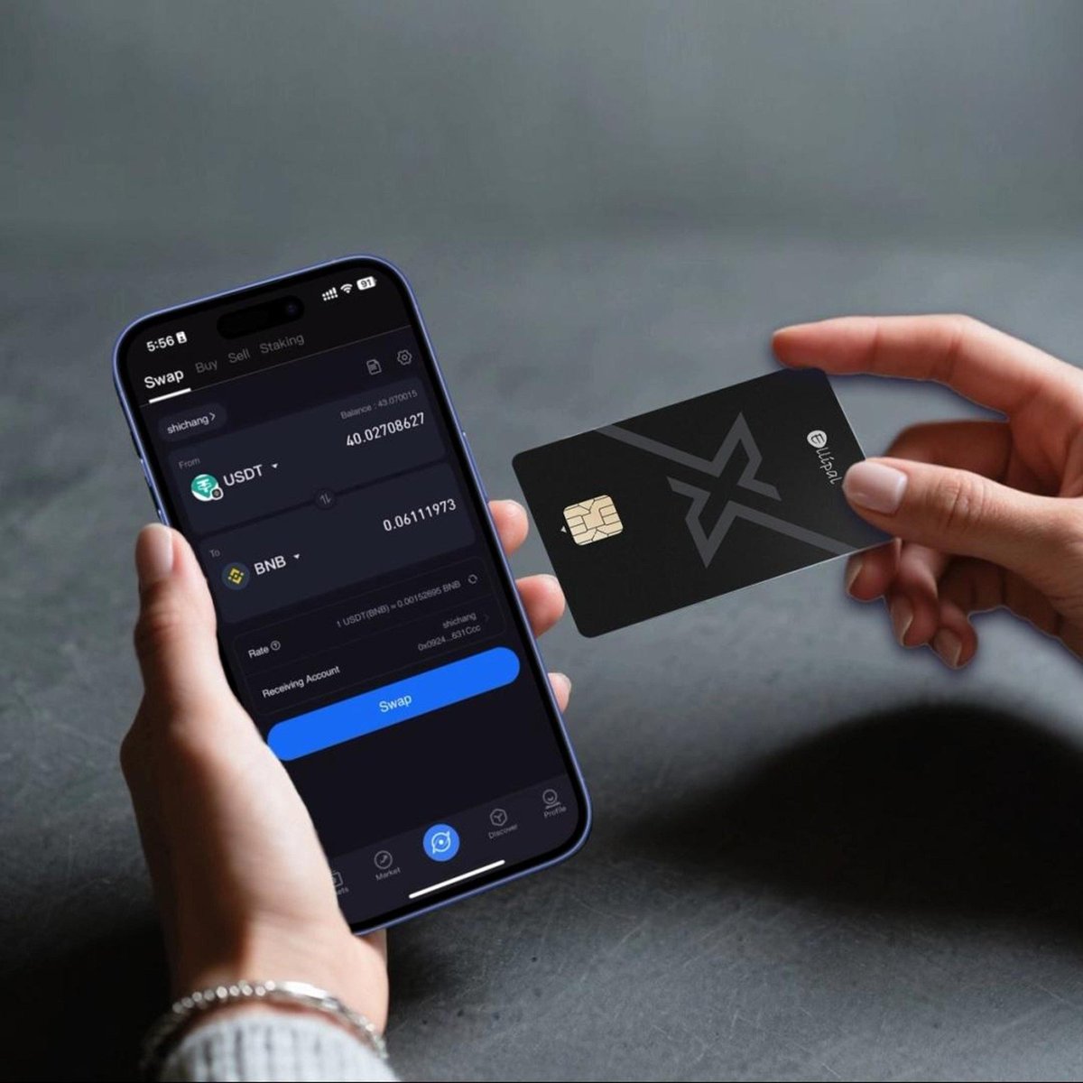GM 🌞
Did you SWAP today?

💳 ELLIPAL X Card
📲 Tap → Swap → Done