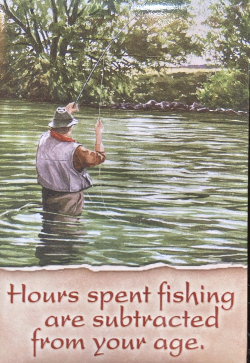 Northern Dutch (@northerndutch) on Twitter photo <a href="/BeCooFool/">🇮🇹 Viva El Pancho³🇺🇸</a> As long as these two things are true, I’m going to live a long, long time…
God does not charge time spent fishing against a man's allotted life span. <a href="/BeCooFool/">🇮🇹 Viva El Pancho³🇺🇸</a> As long as these two things are true, I’m going to live a long, long time…
God does not charge time spent fishing against a man's allotted life span.