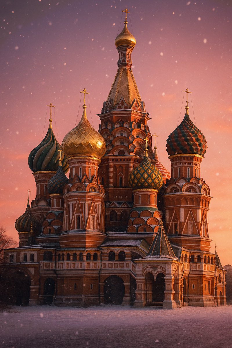 kingsoft35's tweet image. ❄️ Snowflakes drift on domes of color.
Saint Basil’s Cathedral shines in a winter sunset.
A piece of this beauty could be yours.
Some dreams stand frozen — forever.
#CityMagic #WinterViews #LiquidEstate @own_xyz