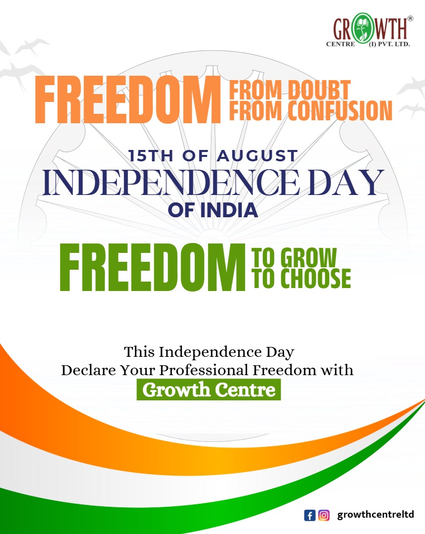 growthcentreltd's tweet photo. "Celebrating the spirit of freedom – to dream, to grow, and to choose. Happy Independence Day, India! 🇮🇳✨"
#independenceday #freedom
#CareerGuidance #ExpertCounselling #RightCareerPath #StudentSupport #GrowthCentre #InvestYourTime #FutureReady #CareerSuccess https://t.co/nELh3vmpV7
