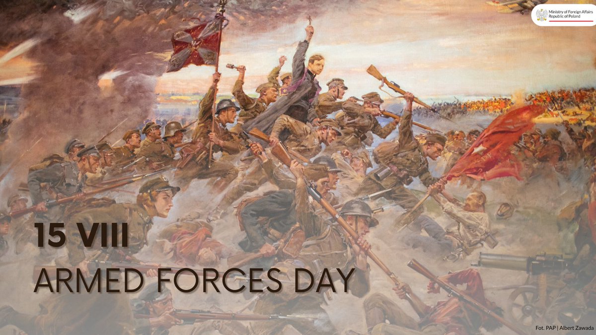 🇵🇱 Today, we honor all those who stand to defend our freedom.

On August 15th, we commemorate one of the greatest victories of the Polish Army – the 1920 Battle of Warsaw.

We thank every soldier for their service, courage, and unwavering devotion to Poland.
