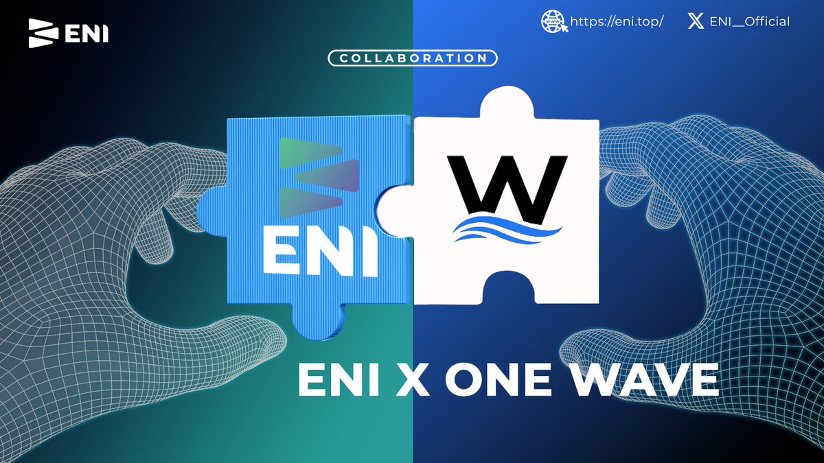 ENI (@eni__official) on Twitter photo Puzzle pieces locking in and the bigger picture getting clearer. 🤝
<a href="/ENI__Official/">ENI</a> x <a href="/onewaveapp/">OneWave- Ride The Future Of Web3 🌊</a> is not just a collaboration — it’s a signal that stronger tides are coming. Together, we’re building a more connected, seamless and value‐driven Web3 playground where innovation Puzzle pieces locking in and the bigger picture getting clearer. 🤝
<a href="/ENI__Official/">ENI</a> x <a href="/onewaveapp/">OneWave- Ride The Future Of Web3 🌊</a> is not just a collaboration — it’s a signal that stronger tides are coming. Together, we’re building a more connected, seamless and value‐driven Web3 playground where innovation