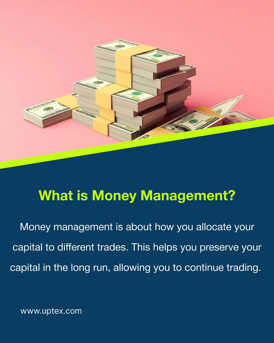 UptexForex's tweet photo. Do you know why 90% of beginner traders lose money? The answer lies in risk and money management!
In the volatile world of Forex, capital preservation is even more important than making a profit.
##Uptex #Forex #RiskManagement #MoneyManagement #ForexEducation #Trading #StopLoss https://t.co/VF4ghXzEKc