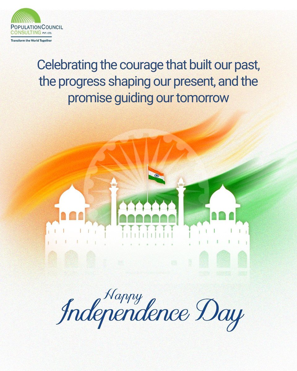 This Independence Day, let’s honour our journey and work together for a brighter, inclusive future. 🇮🇳 ✨