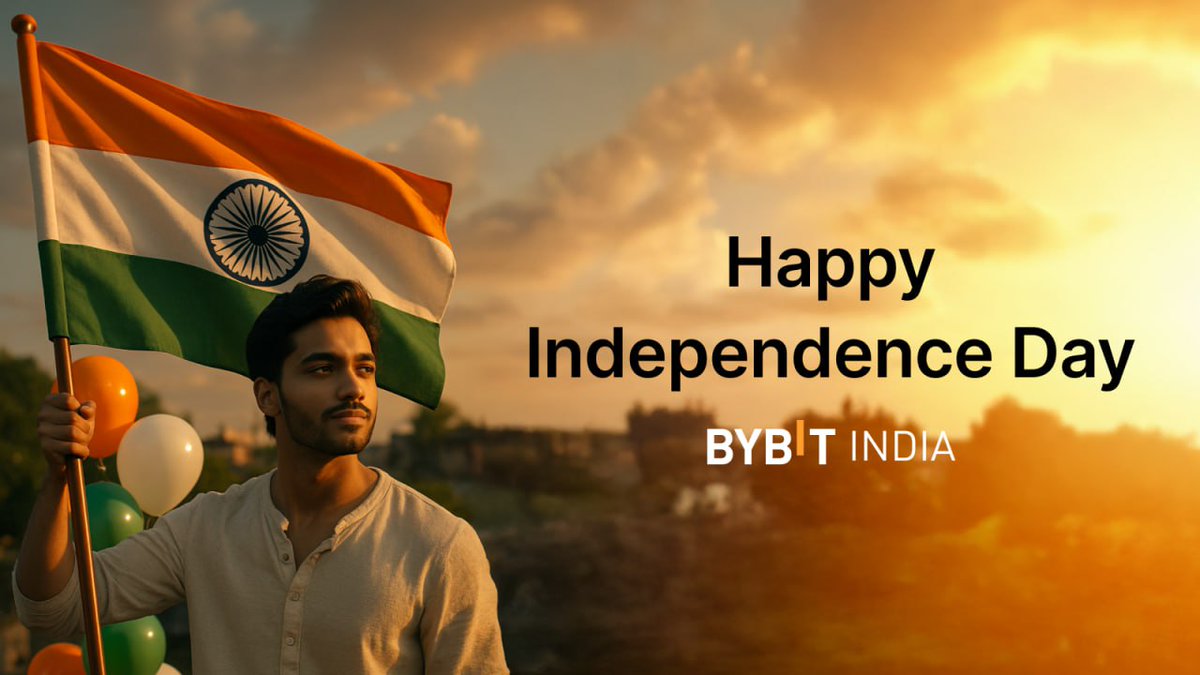 BybitSouthasia's tweet photo. 🇮🇳 BYBIT INDIA – INDEPENDENCE DAY FREEDOM FEST 🇮🇳

🎉 79 Years of Freedom. Jai Hind! Let’s celebrate Azadi with financial freedom through crypto 🚀
📸 Crypto Snap Quest:
1️⃣ Capture an Independence Day moment 🇮🇳
2️⃣ Add a Bybit + Crypto Freedom twist 📈
3️⃣ Submit:
 💬 Reply to this post with your entry OR
 📲 Post in our TG 👉 https://t.co/syYv4lyi0V

📝 Use #IMakeIt + #India
🏆 $150 USDT + Bybit Swag
💰 $25, $15, $10 & 10× $10 prizes
🎁 5 Lucky Draw merch winners
📅 Aug 15–18 | Must show Bybit elements | 1 entry per user
💥 Let’s flood Telegram & X with tricolor creativity! 🚀
 Jai Hind. Jai Crypto.