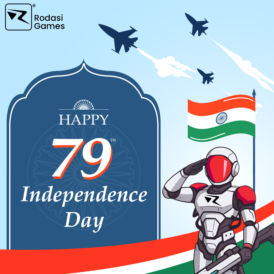 RodasiGames's tweet photo. Happy Independence Day! 🇮🇳 
Here’s to freedom from bugs with pure jugaad and YT tutorials. 😄
#IndieDev #GameDev #IndependenceDayIndia #15August https://t.co/C18cftflcV