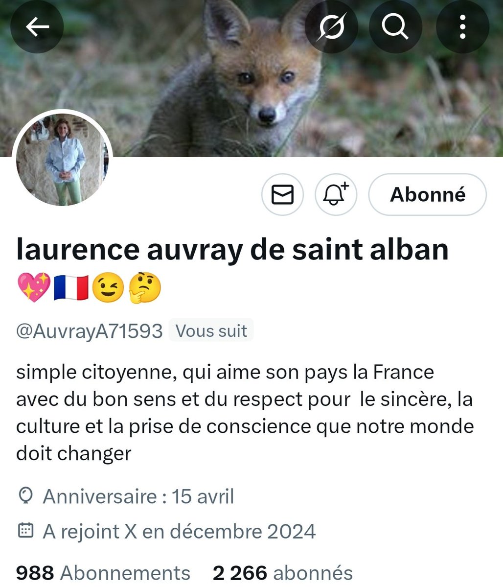 🇨🇵 Dédé 🇫🇷♿ (@juniorguibole) on Twitter photo INFO💥Merci de partager !🚨
Mes amis patriotes 🇨🇵
J'ai le regret de vous informer que l'oiseau Noir a encore frappé 😵!
Notre amie <a href="/AuvrayA71593/">laurence auvray de saint alban💖🇫🇷😉🤔</a> 👍
Viens de prendre une sanction de 7 jours pour un tweet malencontreux! 😬
Elle s'excuse auprès de ses abonnés merci! 🇨🇵💪👍👌 INFO💥Merci de partager !🚨
Mes amis patriotes 🇨🇵
J'ai le regret de vous informer que l'oiseau Noir a encore frappé 😵!
Notre amie <a href="/AuvrayA71593/">laurence auvray de saint alban💖🇫🇷😉🤔</a> 👍
Viens de prendre une sanction de 7 jours pour un tweet malencontreux! 😬
Elle s'excuse auprès de ses abonnés merci! 🇨🇵💪👍👌