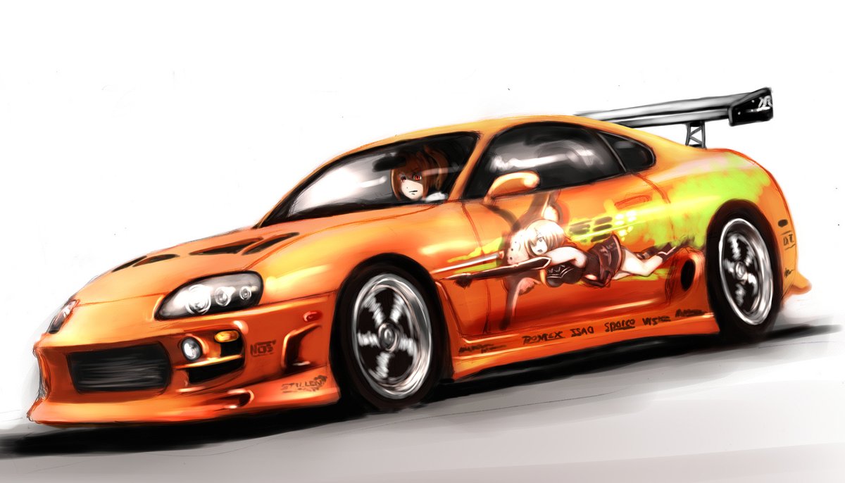 past work long time ago: Toyota Supra Fate and furious

maybe i'll draw this again!