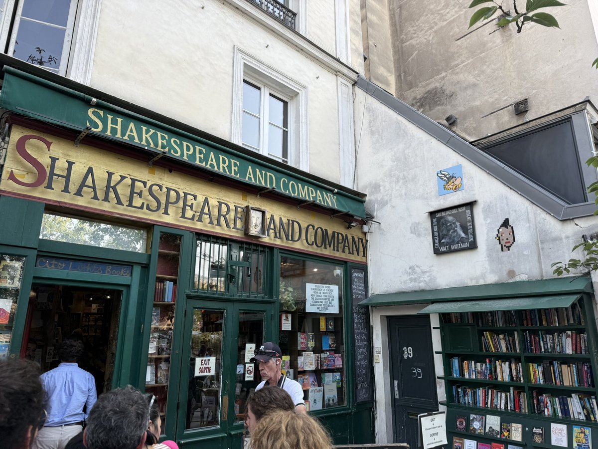 Bookstore in Paris, I spy a <a href="/cryptopunksnfts/">CryptoPunks</a>