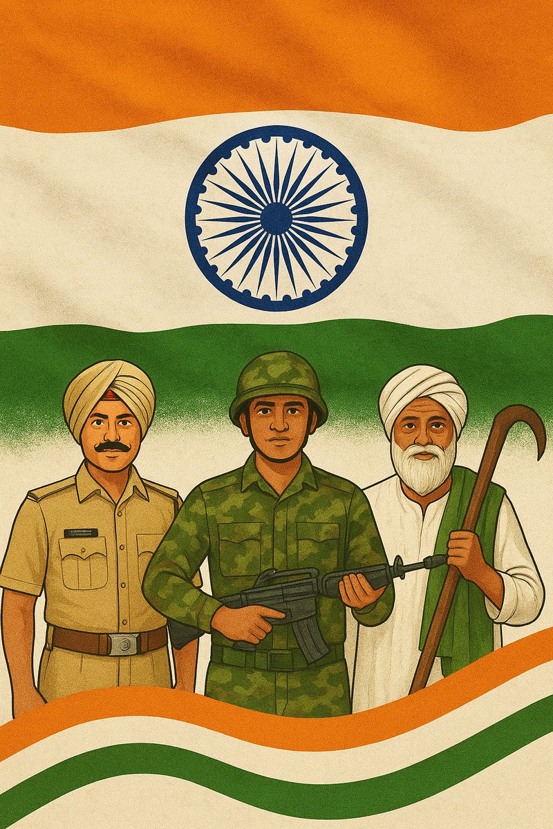 howzatt_lakhman's tweet image. Real hero s 
Respect them
#IndependenceDay #IndianArmy #wesupportfarmers #punjabpolice #indianpolice