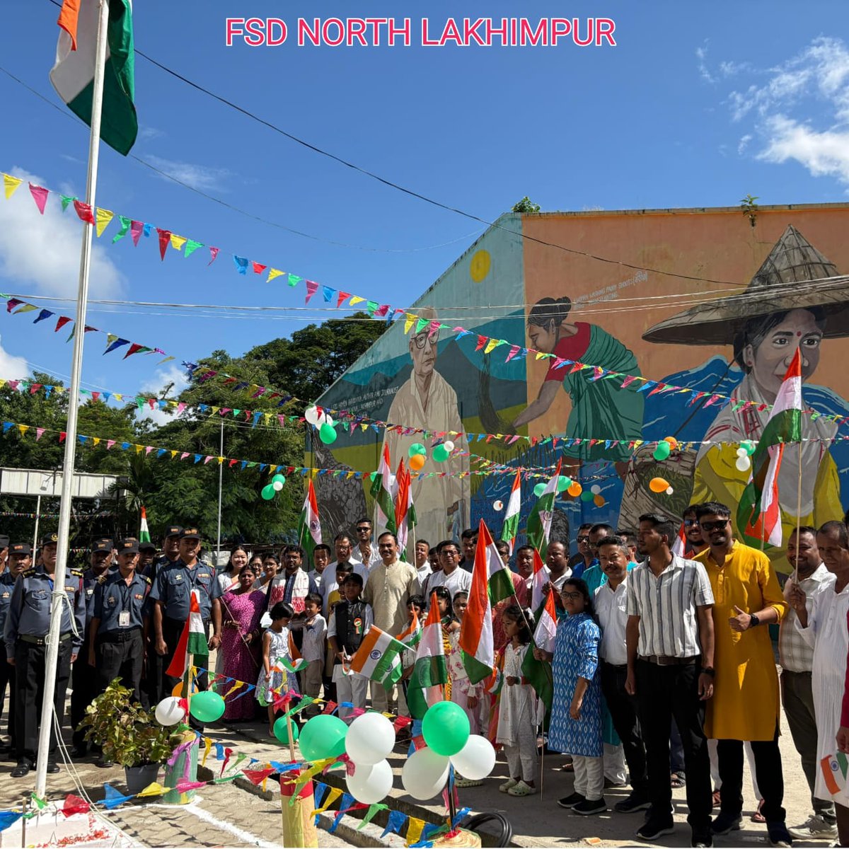 FCI DO NORTH LAKHIMPUR,ASSAM. (@fcidonlp) on Twitter photo On the occasion of 79th Independence DayЁЯЗоЁЯЗ│, the National Flag was ceremoniously hoisted at all depots under FCI DO North Lakhimpur, honouring the spirit of freedom and unity. ЁЯЗоЁЯЗ│ #IndependenceDay2025 #JaiHind" <a href="/FCI_India/">Food Corporation of India</a> <a href="/fci_ne/">Food Corporation of India, Zonal Office(NE)</a> <a href="/AssamFci/">Food Corporation of India Assam</a> ЁЯЗоЁЯЗ│ On the occasion of 79th Independence DayЁЯЗоЁЯЗ│, the National Flag was ceremoniously hoisted at all depots under FCI DO North Lakhimpur, honouring the spirit of freedom and unity. ЁЯЗоЁЯЗ│ #IndependenceDay2025 #JaiHind" <a href="/FCI_India/">Food Corporation of India</a> <a href="/fci_ne/">Food Corporation of India, Zonal Office(NE)</a> <a href="/AssamFci/">Food Corporation of India Assam</a> ЁЯЗоЁЯЗ│