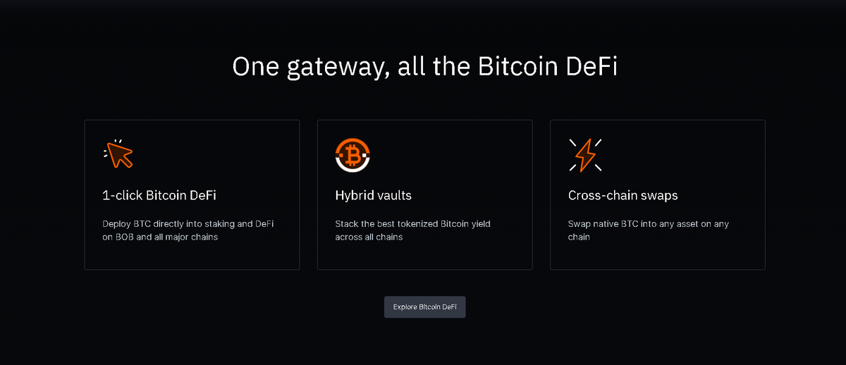 itxmaddy_xyz's tweet photo. Your BTC right now:
Sitting in your wallet → Looking pretty → Doing nothing.

Your BTC with @build_on_bob :
Working 24/7 → Earning yield → Powering DeFi → Still 100% yours.

Think of it like:
You own real estate (BTC) 
But instead of leaving it empty… you rent it out for income 💵
Without selling the property
That’s what BOB does for Bitcoin.

BOB = Build On Bitcoin
A Hybrid Layer 2 that merges:
🟧 Bitcoin’s bulletproof security
🟦 Ethereum’s limitless innovation

What you can do with BOB:

Stake native BTC (no wrappers, no shady middlemen)
Earn yield across Ethereum & L2 dApps
Jump into NFTs, GameFi, DAOs  without ever selling your BTC
Backed by BitVM & ZK fraud proofs for maximum trustlessness

 Real World Examples:

Imagine staking 1 BTC → earning yield → using rewards to buy NFTs or fund a gaming guild  while your BTC stays safe
Earn yield from DeFi protocols while holding BTC as digital gold
Play Web3 games & buy assets… powered by your BTC rewards

BOB turned my lazy BTC into a workaholic
Not selling. Not wrapping. Just stacking sats while playing DeFi.

Over $1 trillion in BTC is idle.
BOB is the bridge that unlocks it for the multichain world.

BOB = Stake. Earn. Build. HODL.
Gbob