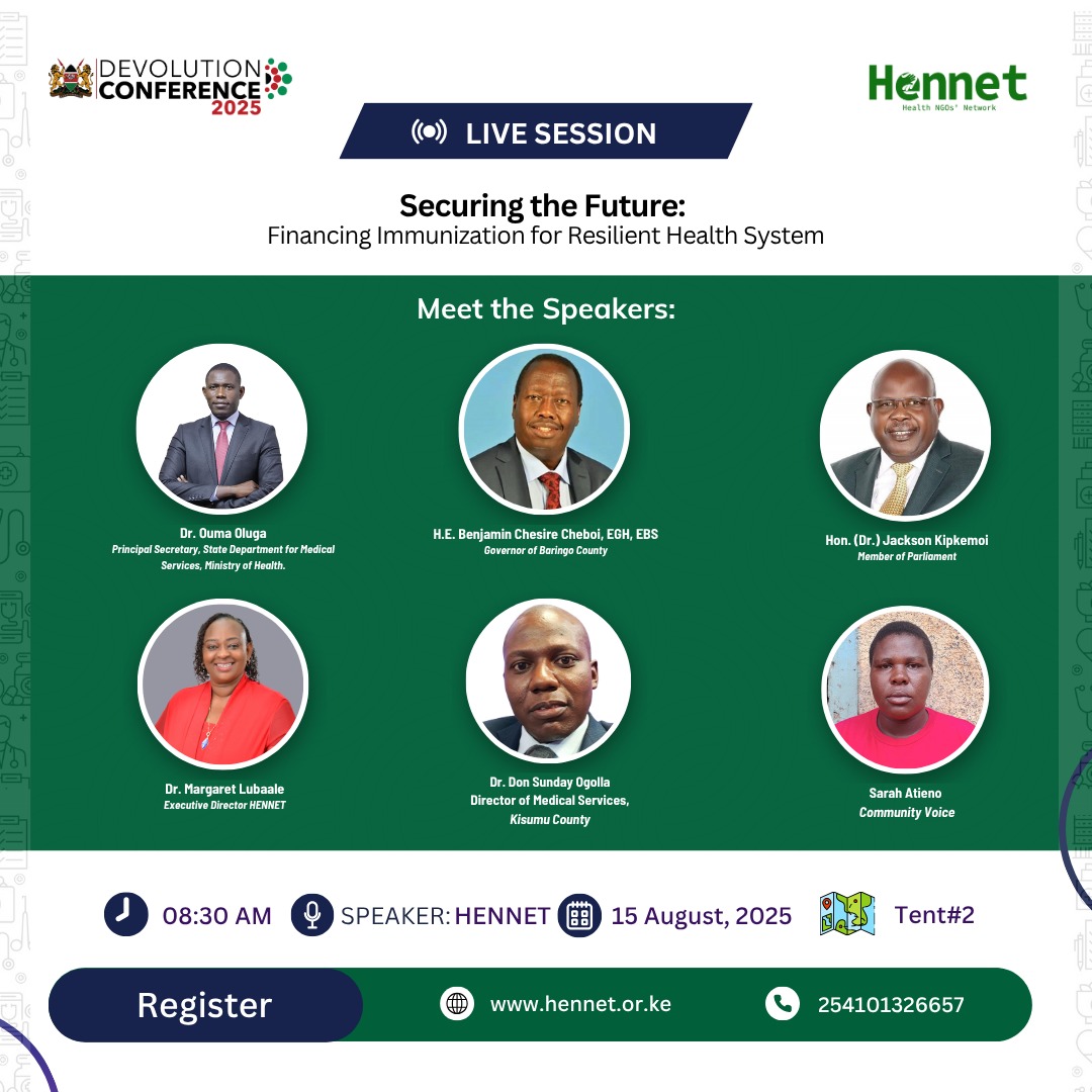 SaraKe_biya's tweet image. Immunization saves lives. 💉 This live session will explore how funding models, county–national collaboration, and sustainable strategies can keep everyone protected from preventable diseases.
#SecuringtheFuture 
#ImmunizationWorks
#FinanceImmunization

@HennetKenya 
@MOH_Kenya