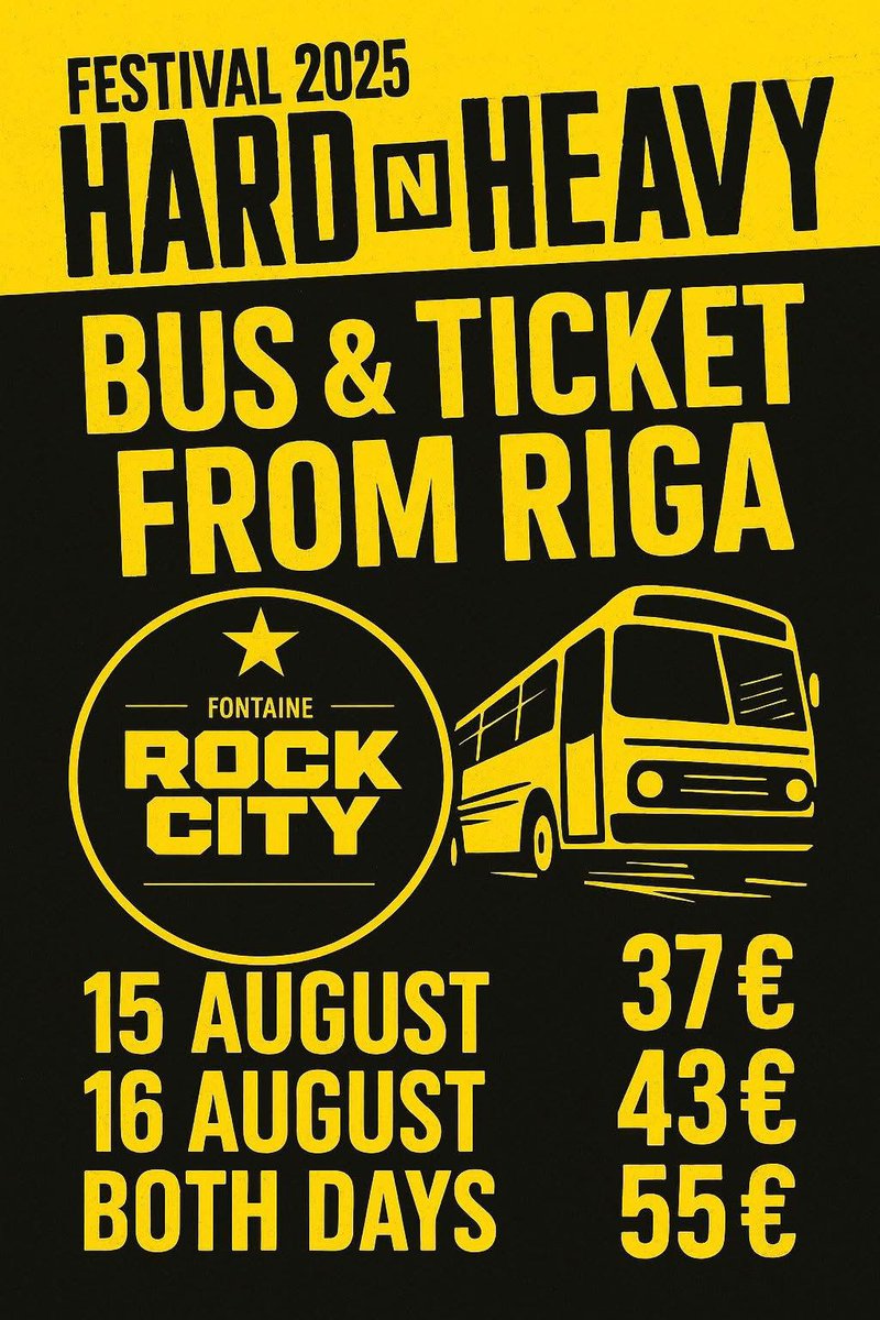 skyforger's tweet photo. Šodien Pāvilostā sākas ikgadējais "Hard N Heavy" festivāls, kas notiks pēdējo reizi! Skyforger uzstāsies sestdien 16. augustā. 

Biļetes: https://t.co/xbnn53v8ds

Vairāk lasiet:
https://t.co/8EYMWaPBR3

@DelfiLV #skyforger #fontainerockcity https://t.co/NVNk67ghPo