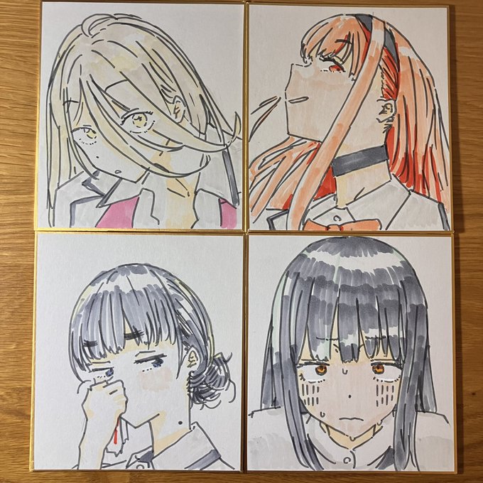 ミニ色紙を……描きましたよ……‼️ 