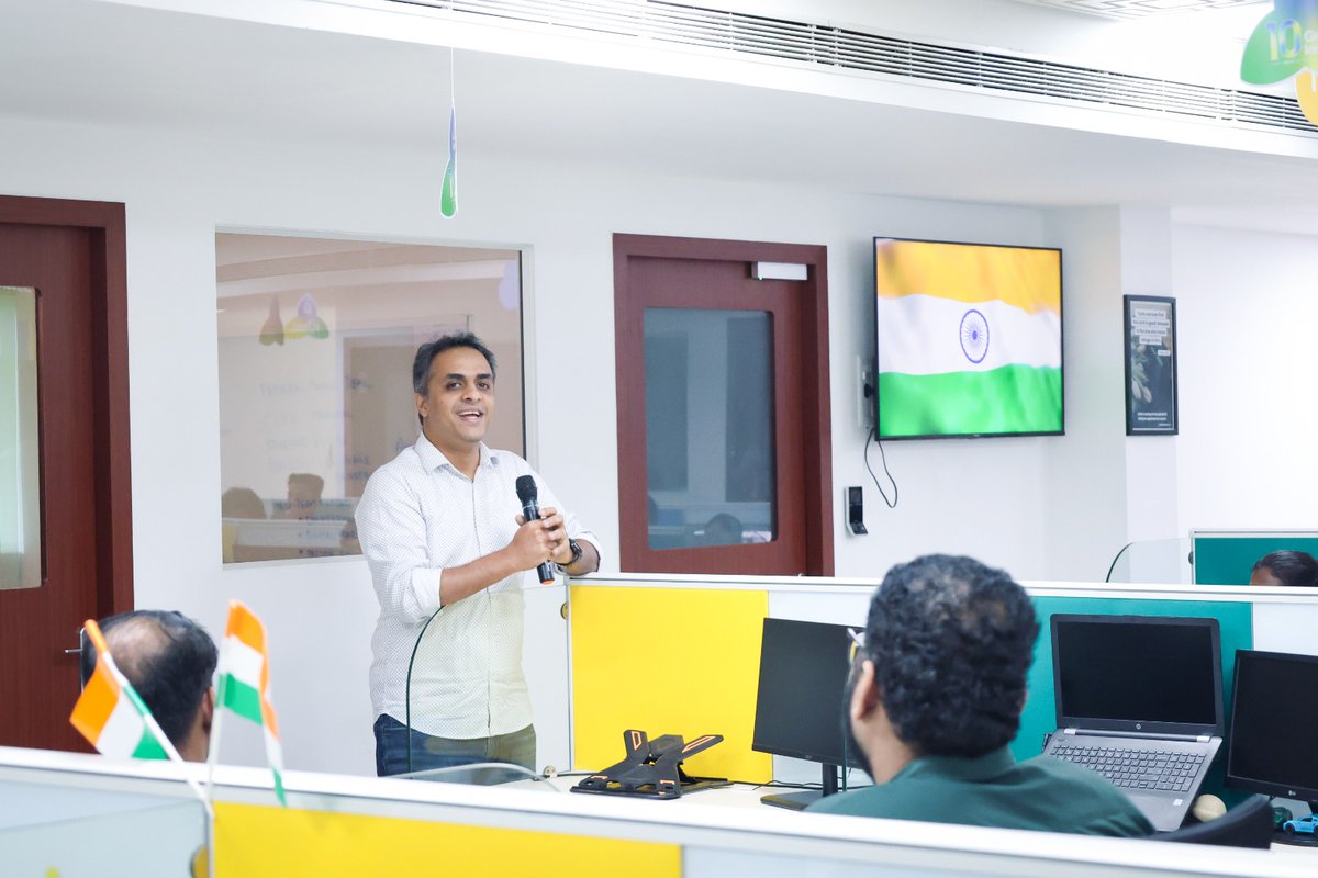 eloitcom's tweet photo. 🇮🇳 Celebrating 79 Years of Freedom 🇮🇳

At Eloit, freedom means thinking without fear, expressing openly, innovating boldly, and growing without limits. Here’s to creativity, unity, and progress - together as a nation and as a team.

Happy Independence Day! https://t.co/EzfET4RSyR