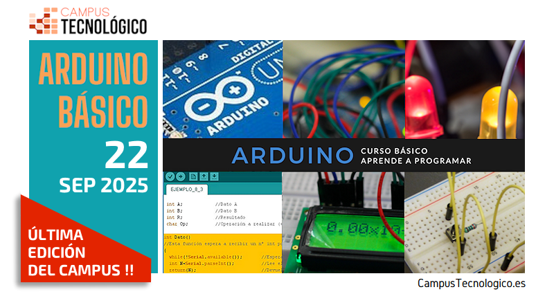 portalarduino's tweet image. ¿Aún copiando y pegando código de otros?
Aprende ya a programar Arduino desde cero y crea tu propio código. Curso tutorizado y online con un profesor a tu disposición encender-un-led.es

¡Date prisa, ÚLTIMA EDICIÓN del campus!
#Arduino #cursoArduino #CampusTecnológico