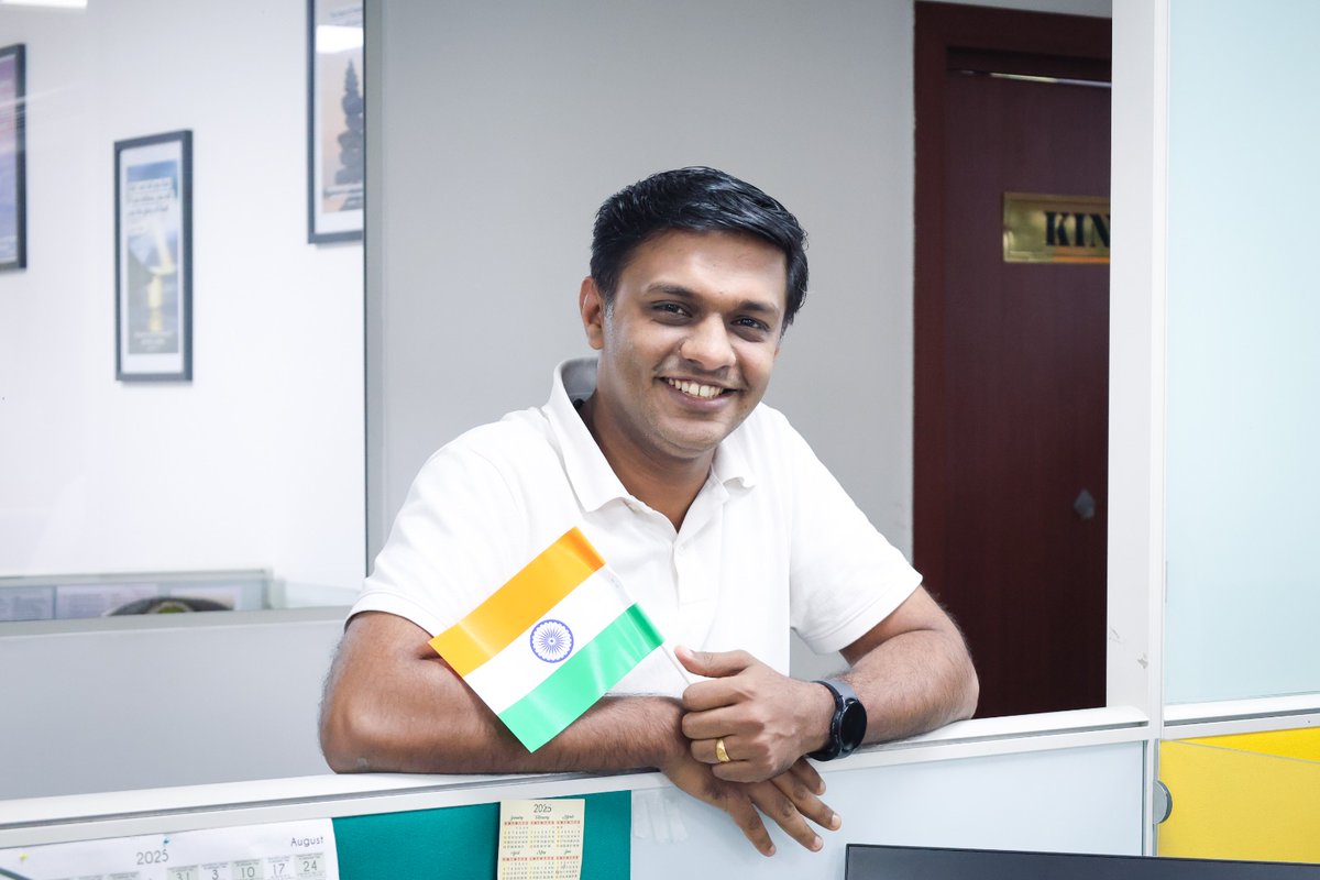 eloitcom's tweet photo. 🇮🇳 Celebrating 79 Years of Freedom 🇮🇳

At Eloit, freedom means thinking without fear, expressing openly, innovating boldly, and growing without limits. Here’s to creativity, unity, and progress - together as a nation and as a team.

Happy Independence Day! https://t.co/EzfET4RSyR