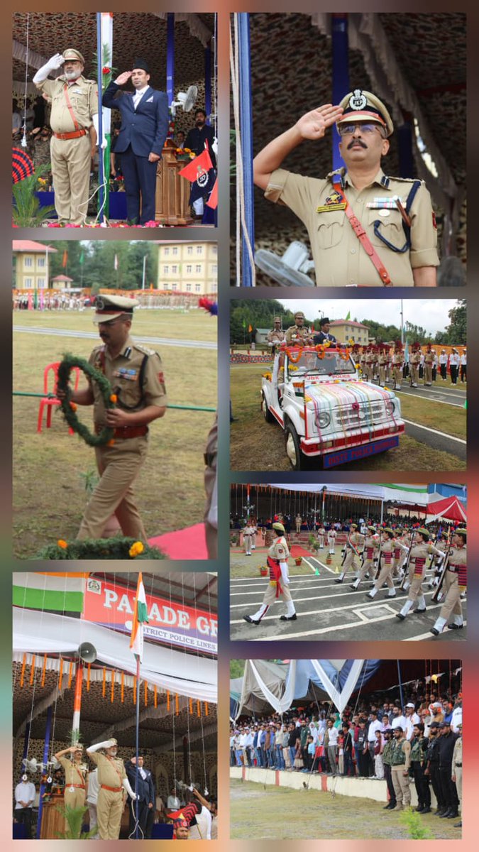 DISTRICT POLICE HANDWARA (@handwarap) on Twitter photo #IndependenceDay2025 celebrated with fervour in PD Handwara 🇮🇳ADC Handwara hoisted the Tricolour, inspected parade & paid tributes to martyrs.SSP Handwara laid wreaths at Martyrs’ Gallery & met families of fallen heroes.
<a href="/JmuKmrPolice/">J&K Police</a>
<a href="/KashmirPolice/">Kashmir Zone Police</a>
<a href="/DIGBaramulla/">DIG of Police NKR Baramulla</a> #IndependenceDay2025 celebrated with fervour in PD Handwara 🇮🇳ADC Handwara hoisted the Tricolour, inspected parade & paid tributes to martyrs.SSP Handwara laid wreaths at Martyrs’ Gallery & met families of fallen heroes.
<a href="/JmuKmrPolice/">J&K Police</a>
<a href="/KashmirPolice/">Kashmir Zone Police</a>
<a href="/DIGBaramulla/">DIG of Police NKR Baramulla</a>