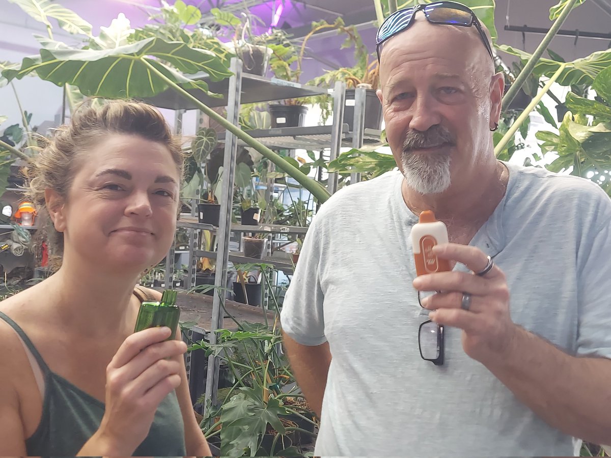 Met a couple in a vape shop today. Excited to share their picture for Vape! Their message was Leave our Vape Alone! They don't care who makes it, they care about Not Smoking! BRAVO!!! <a href="/realDonaldTrump/">Donald J. Trump</a> <a href="/VP/">Vice President JD Vance</a> <a href="/POTUS/">President Donald J. Trump</a> <a href="/SecKennedy/">Secretary Kennedy</a> <a href="/DrMakaryFDA/">Dr. Marty Makary</a> will you listen to Amerian Vapers?MAHA!🙏🙏