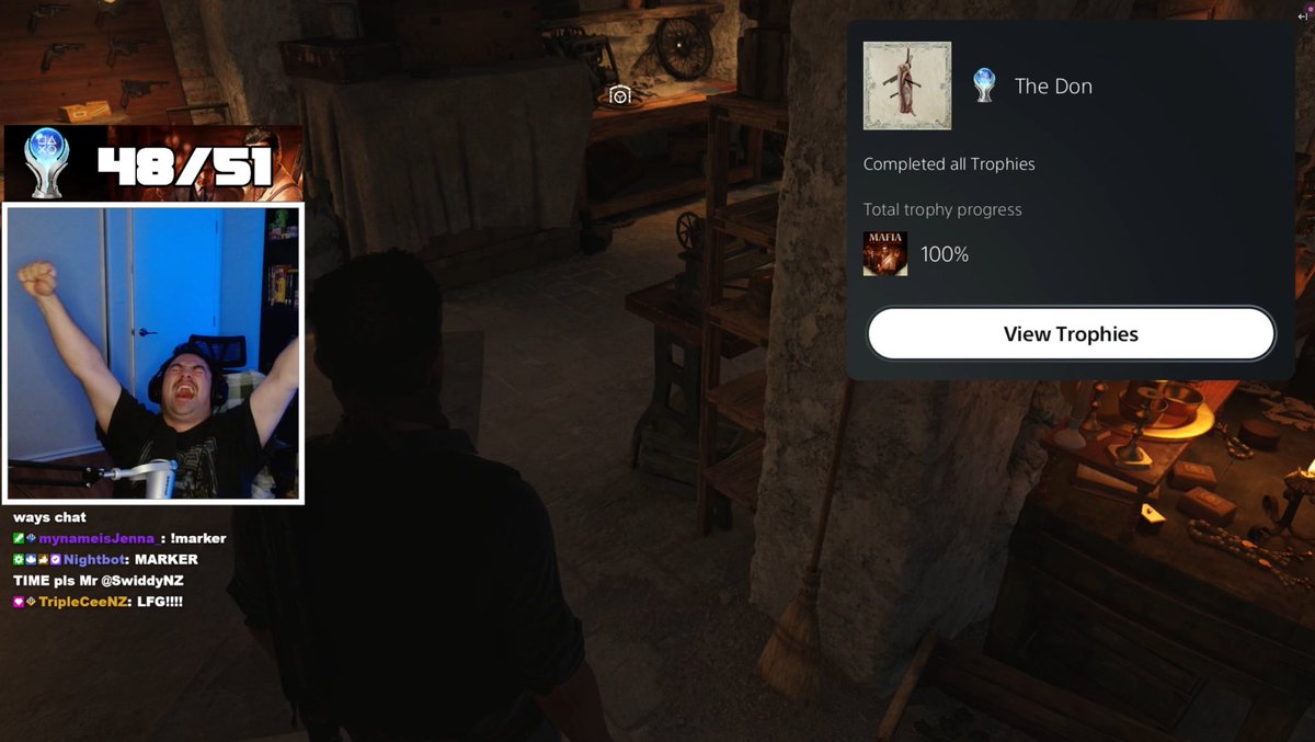 After a 25 1/2 hour stream, Mafia The Old Country has been platinumed!! 🏆Thank you to everyone who came through 🙏