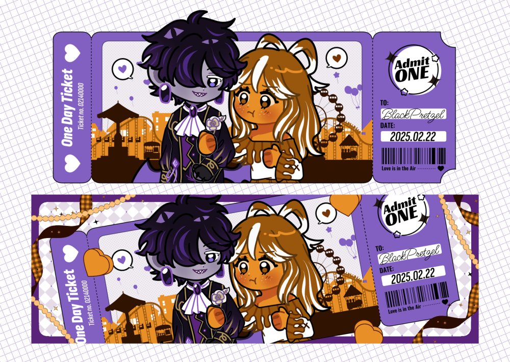 🥨: you're teasing me again, aren't you?
🍇: why yes, it's how i express my love for you~

happy 175 days to #blackpretzel !! they're on an amusement park date~ 🎡🎢💜🤎

© crncms
#yumetwt #ocxcanon #cookierunoc #crkyume