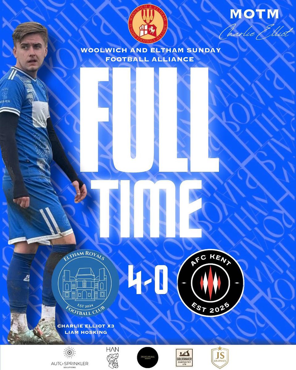 Without doubt a game of 2 halves, dominating the first half and going into half time 4-0 up. 6 changes made at half time changed the way we played which meant @afc_kent grew into the game but just couldn’t find and opening. All the best for the season boys. UP THE ROYALS🔵⚪️
