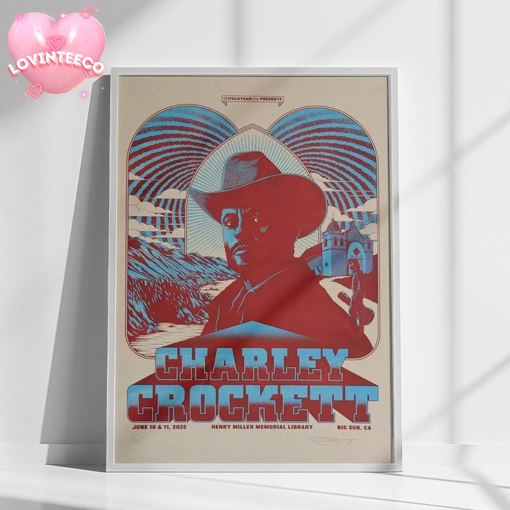 Sohahico's tweet photo. Charley Crockett Live Show Music At Hendry Miller Memorial Library In Big Sun CA On June 10 And 11 2025 Decor Poster Canvas
#CharleyCrockett 
>>>Shop Now: https://t.co/bsOFjvwbNk https://t.co/jSzfOdhSsm