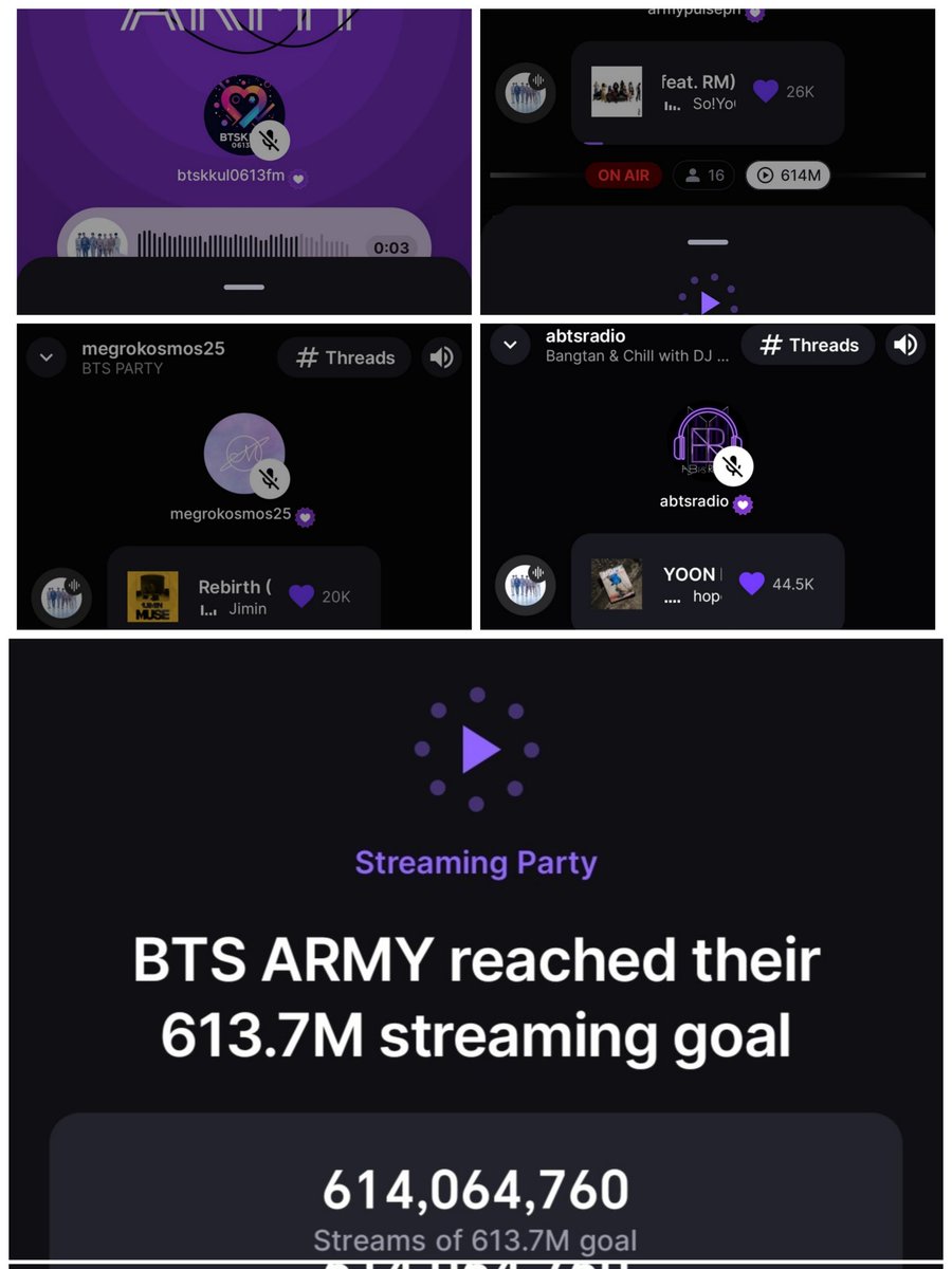 dallyeolas16579's tweet photo. Congratulations 4 #BTS Army Station for thier hard work to achieve the streaming goal :
DJ working hard for making playlist we appreciate that so much 💜
BORAHE to all fellow #btsarmy #btsforever #btslover 💜💓 https://t.co/p3igfo0Pmw