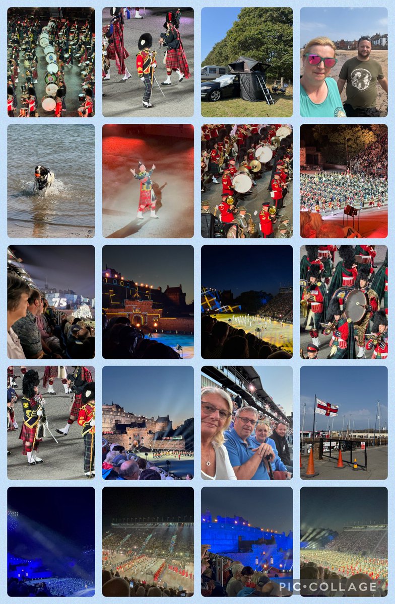 gvhawtin's tweet photo. A road trip to Scotland via North Berwick &amp; Drum &amp; Edinburgh so far… #AHPsActive #ActiveAugust25 and 5 mile 
Just wow! #NorthBerwick #drum #Edinburgh the Tattoo just wow 🤩 in the #tentbox https://t.co/jzRsPBcAOu