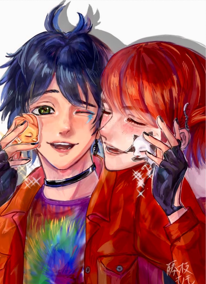 666__momo's tweet image. しあわせになってね😭😭

#ミラキュラス #ナタマク
#nathmarc #marcaniel 
#MiraculousLadybug