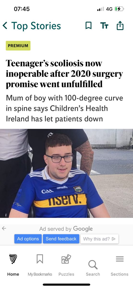 #JusticeforHarvey
❤️❤️❤️❤️❤️❤️❤️
#ResignHarris 

Reports of more cases of Children/Teenagers failed &amp; suffering b/c of delayed scoliosis/spina bifida surgery, life altering, life threatening conditions. 
<a href="/DublinLive/">DublinLive</a> 
<a href="/eilishor/">Eilish O'Regan</a>