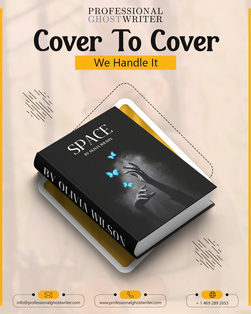 profghostwriter's tweet image. From blank page to bookstore — our publishing service covers it all: design, print, listings, launch.

#ProfessionalGhostwriter #YourVoiceOurCraft #BookWritingService #GhostwritingExpert
#BookEditing #WriteToday #GhostwritingTruth #Bestsellers #ProWriters
#SelfPublishing