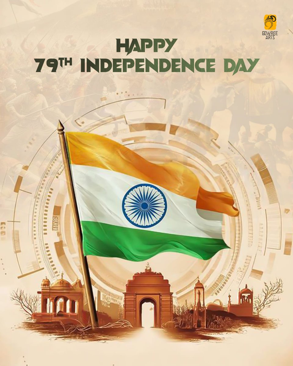 ನಾಡಿನ ಸಮಸ್ತ ಜನತೆಗೆ 79ನೆ ಸ್ವಾತಂತ್ರ್ಯ ದಿನಾಚರಣೆಯ ಶುಭಾಶಯಗಳು

#Independenceday #GowreeArts