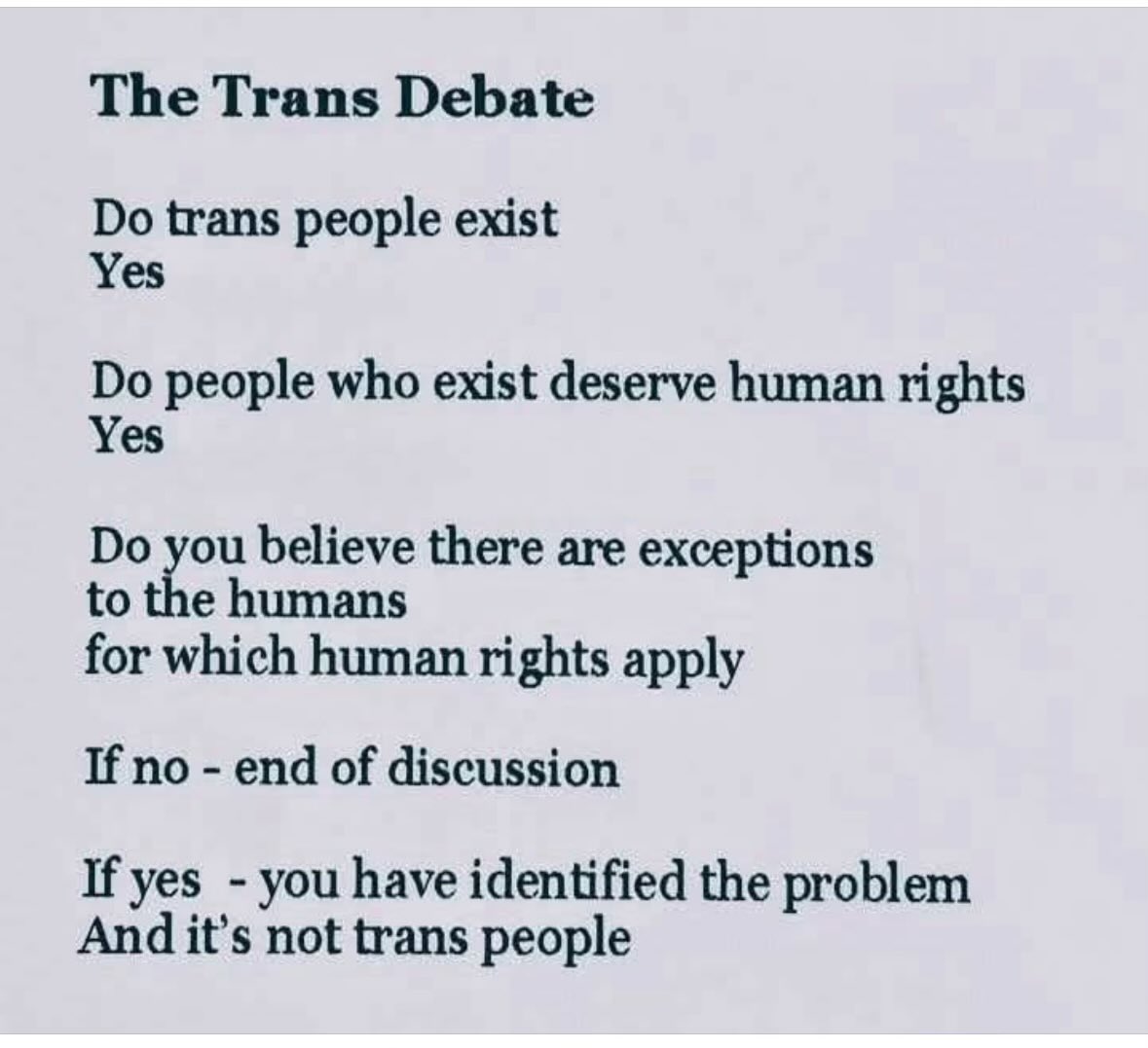 The answers are simple, xx