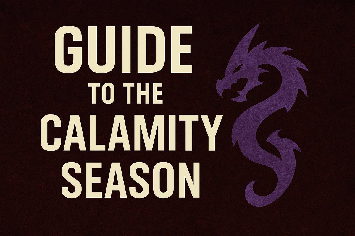 📜 Calamity Season Guide

🔗 Official site: <a href="/PlayCalamity/">Calamity</a> 
📚 Useful points: Wyrm Tribute | Leaderboards | Rings &amp; Buffs
💰 Money Mechanics
Two main components:
Wyrm reward pool — formed from players’ contributions.
Leaderboard — the higher your rank, the larger percentage of the