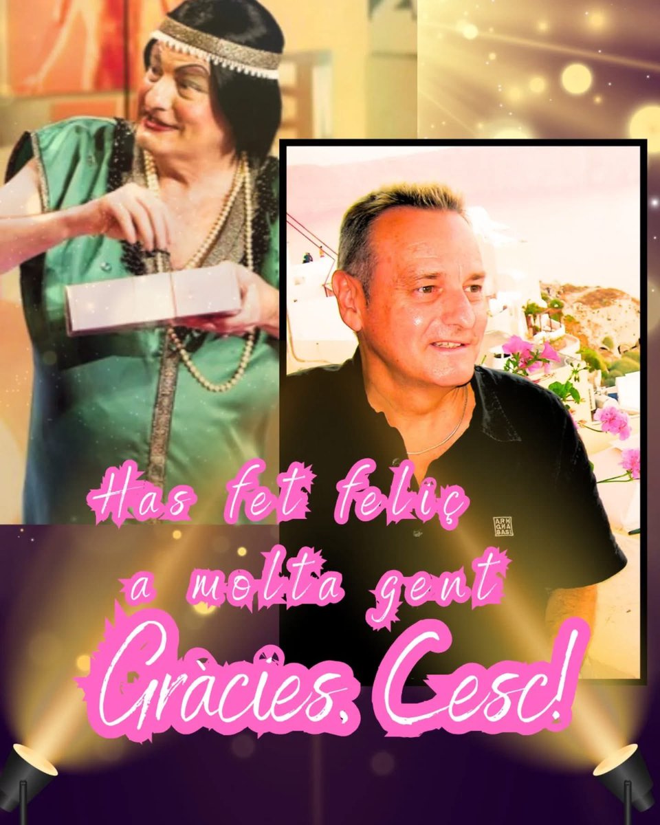 Ens ha deixat “la Vicenteta”, l’estimat i referent per a una servidora Cesc Queral ACS🙏🏼💖