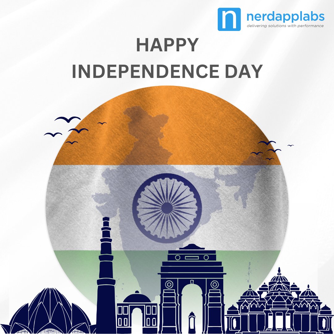 nerdapplabs's tweet image. 79 years of Independence—honoring the vision that won our freedom and the determination driving us forward.
With innovation and unity, we’re shaping a Naya Bharat—smarter, stronger, and future-ready.
#IndependenceDay2025 #NayaBharat #ViksitBharat