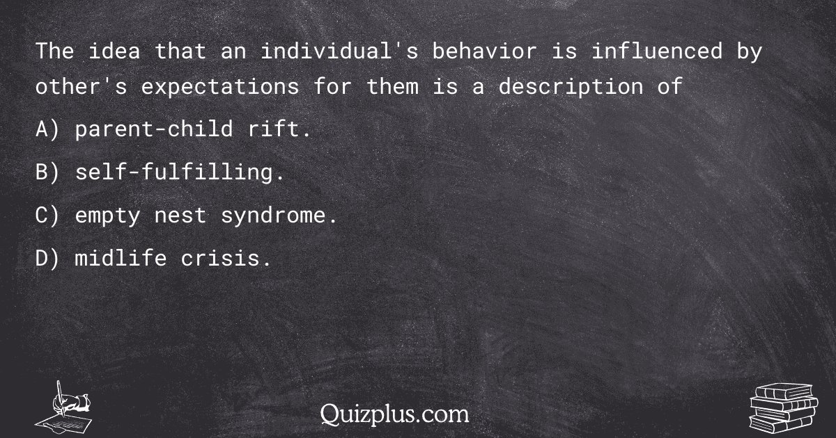 quizplus_exams's tweet image. The idea that an individual&apos;s behavior is influenced by other&apos;s expectations for them is a description of

Get Answer: 👉 quizplus.com/quiz/87020-qui…

#FinalExamHelp #GadsdenStateCommunityCollegeCherokee #psychology