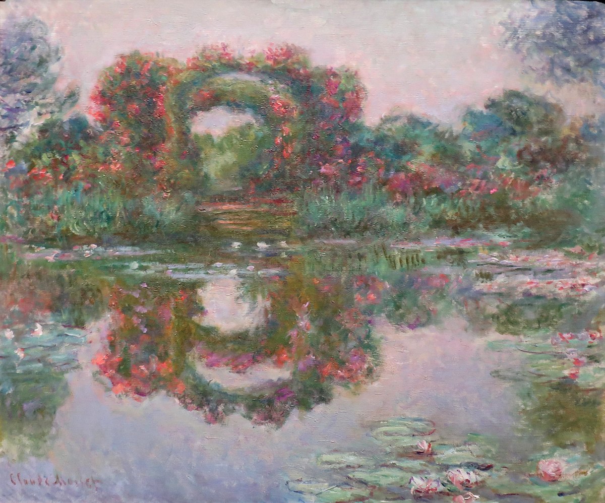 クロード・モネ、「The Flowering Arches,Giverny」 Claude Monet