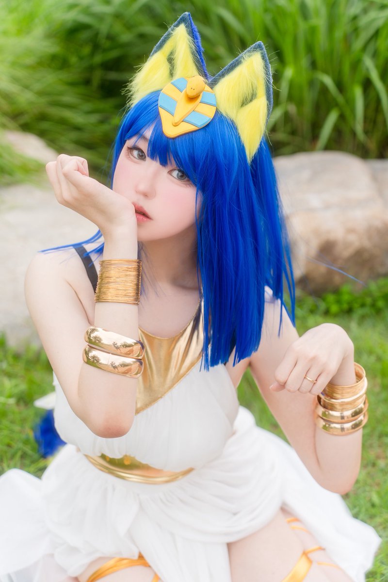 ChoBaNeulLin's tweet photo. 07 COMICW. SAT                           

[동물의 숲 Animal Crossing - 클레오 Ankha]            

#cosplay #COMICW #KINTEX #コスプレ #Ankha #AnimalCrossing https://t.co/LVCm6WRTB5