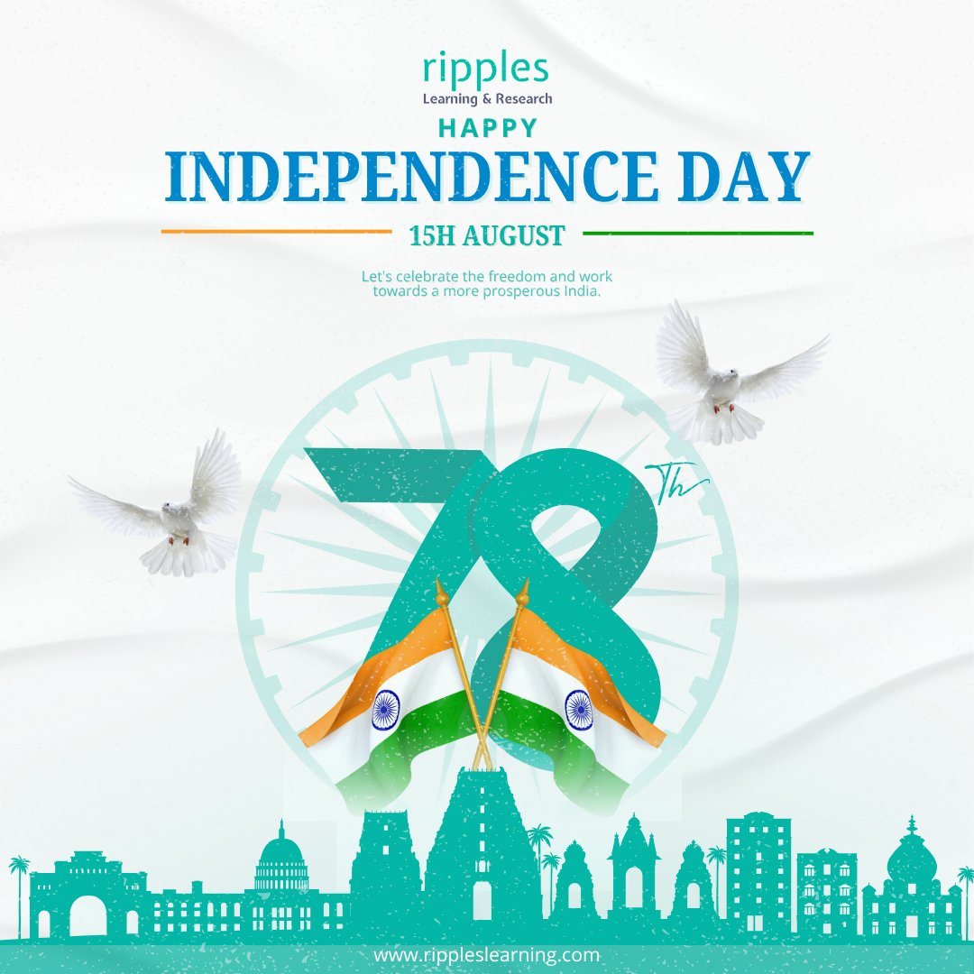 RipplesLearning's tweet image. Happy Independence Day!

Today, let us cherish the liberty we share and the responsibility it brings to learn, to grow, and to contribute meaningfully to the world around us.

#IndependenceDay #FreedomToLearn #RipplesLearning #NationBuilders #LifelongLearning