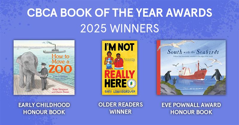 Allen & Unwin (@allenandunwin) on Twitter photo A HUGE congratulations to our 2025 CBCA Book of the Year Awards winner, and honour books this year! 🥳
Find out more here 👉 bit.ly/4fzA2yK
<a href="/GLonesborough/">Gary Lonesborough</a>
<a href="/ksimpsonbooks/">Kate Simpson</a>
<a href="/TheCBCA/">The CBCA</a> A HUGE congratulations to our 2025 CBCA Book of the Year Awards winner, and honour books this year! 🥳
Find out more here 👉 bit.ly/4fzA2yK
<a href="/GLonesborough/">Gary Lonesborough</a>
<a href="/ksimpsonbooks/">Kate Simpson</a>
<a href="/TheCBCA/">The CBCA</a>