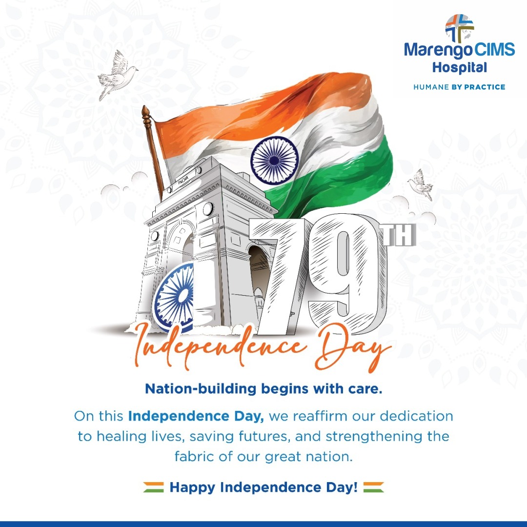 🇮🇳 Celebrating 79 Years of Freedom &amp; Care 🇮🇳
At MCIMS Hospital, we believe that nation-building begins with healing.
This Independence Day, we pledge to keep saving lives, protecting futures, and serving with compassion — for a healthier, stronger India. 
Happy Independence Day!