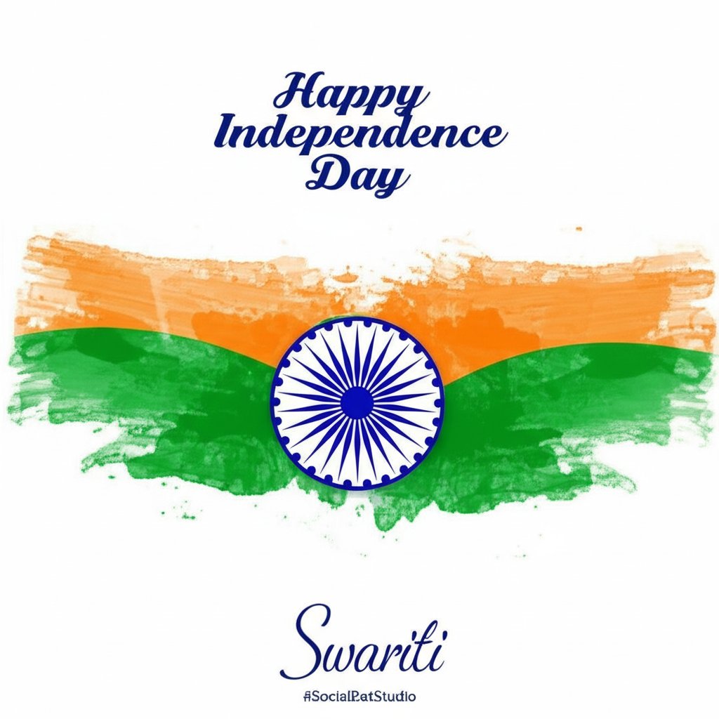SwaritiArchive's tweet photo. Happy Independence Day! May our flag always fly high. Wishing you a day of pride and patriotism. #IndependenceDay #Swariti #india
#IndependenceDay2025

https://t.co/c0tSQY5BH2 https://t.co/vWOsj3HMMM